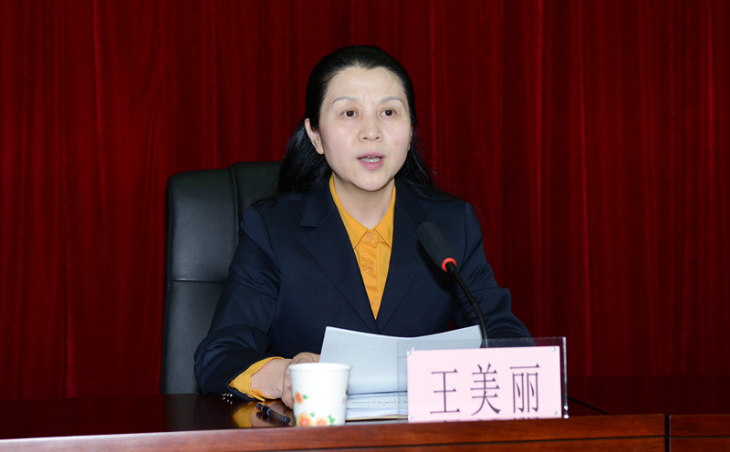 市档案局局长王美丽主持会议并作工作报告_副本.jpg